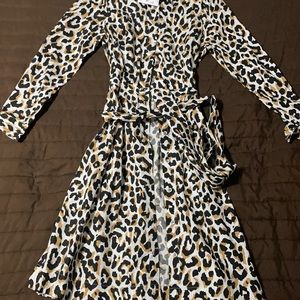 J. CREW Leopard Dress NWT Size 2